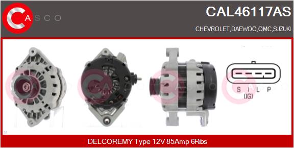 Alternator (CAL46117AS)