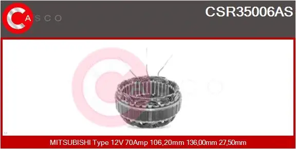 Stator, alternator (CSR35006AS)