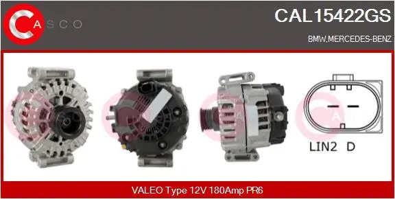 Alternator (CAL15422GS)