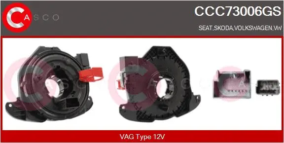 Clockspring, airbag (CCC73006GS)