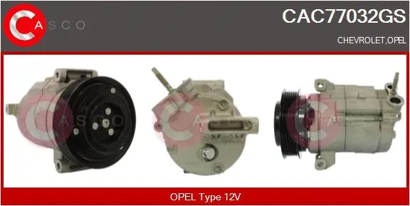 Compressor, air conditioning (CAC77032GS)