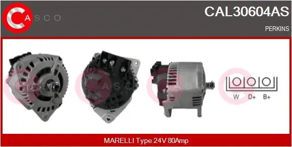 Alternator (CAL30604AS)