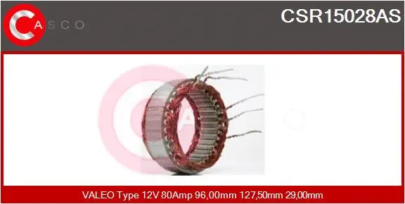 Stator, alternator (CSR15028AS)