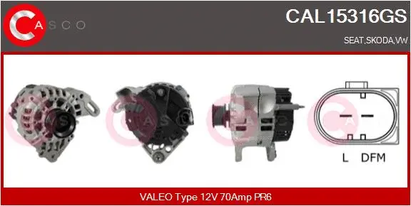 Alternator (CAL15316GS)