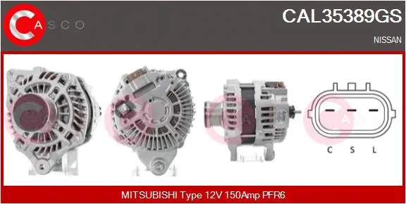 Alternator (CAL35389GS)