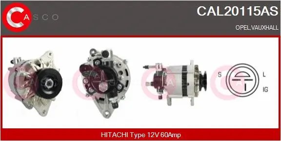 Alternator (CAL20115AS)