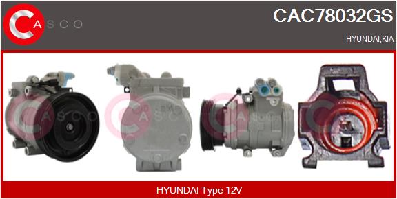 Compressor, air conditioning (CAC78032GS)