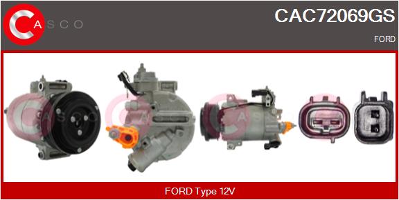Compressor, air conditioning (CAC72069GS)