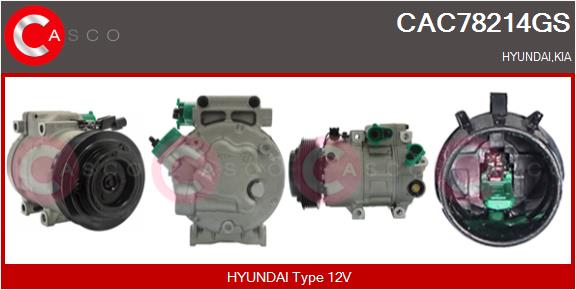 Compressor, air conditioning (CAC78214GS)