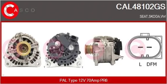 Alternator (CAL48102GS)