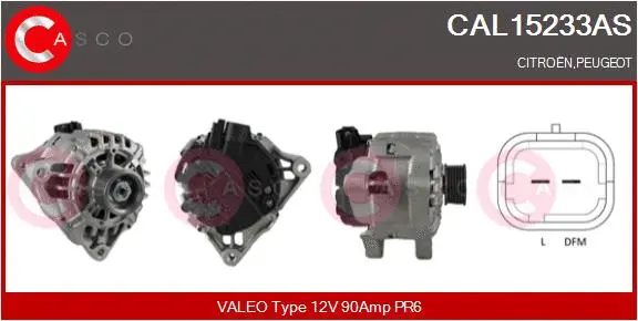 Alternator (CAL15233AS)
