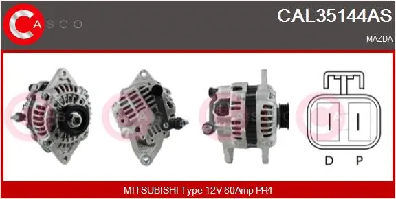 Alternator (CAL35144AS)