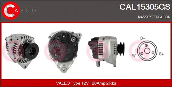 Alternator (CAL15305GS)