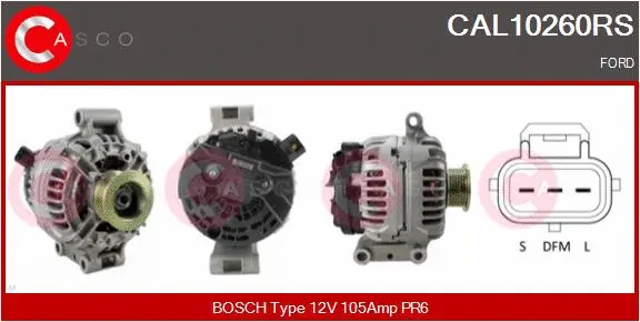 Alternator (CAL10260RS)