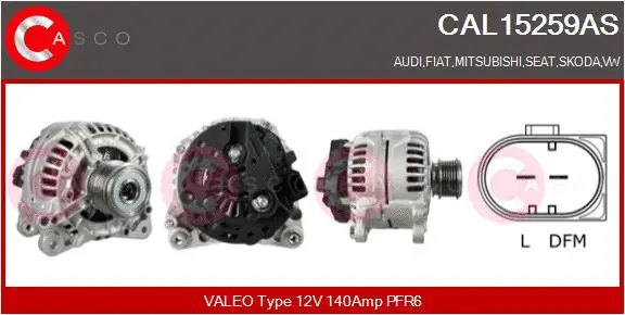 Alternator (CAL15259AS)