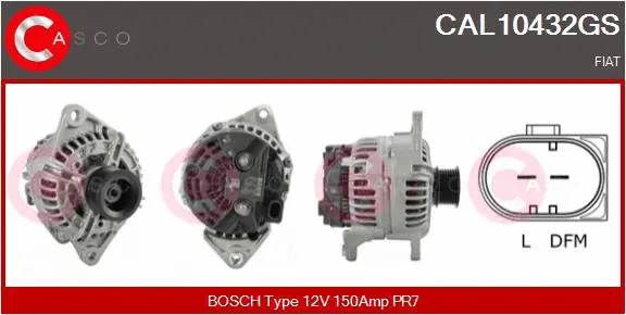 Alternator (CAL10432GS)