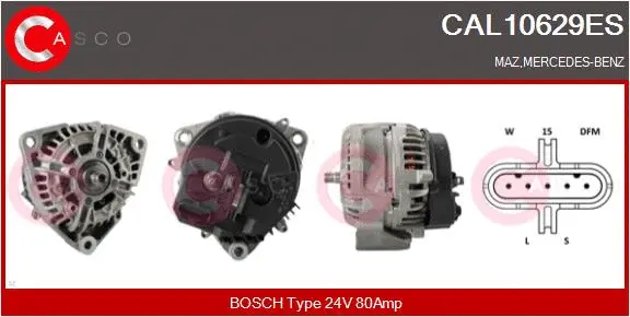 Alternator (CAL10629ES)