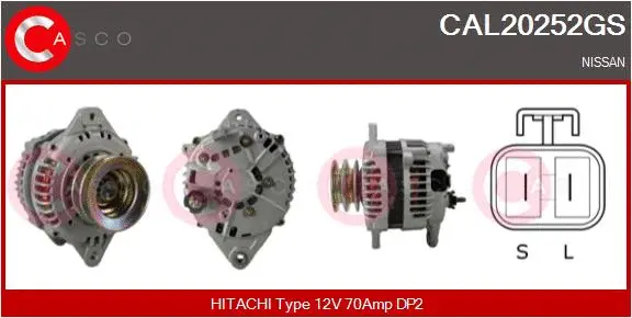 Alternator (CAL20252GS)
