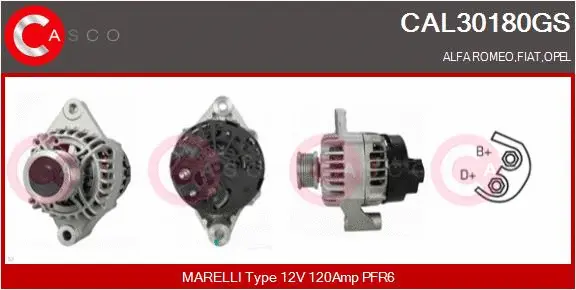 Alternator (CAL30180GS)