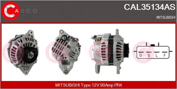 Alternator (CAL35134AS)