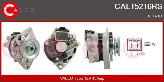 Alternator (CAL15216RS)