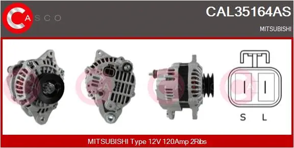 Alternator (CAL35164AS)
