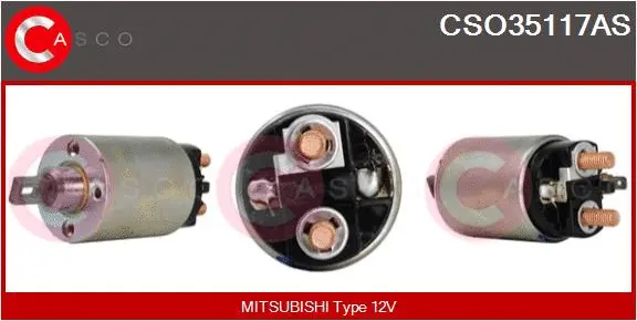 Solenoid Switch, starter (CSO35117AS)