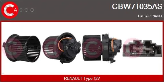 Interior Blower (CBW71035AS)