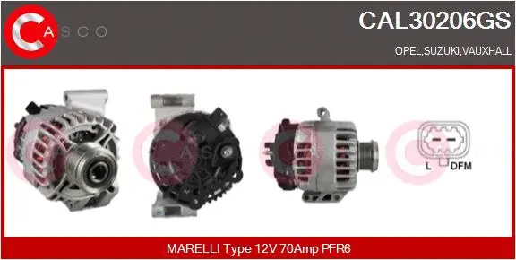 Alternator (CAL30206GS)