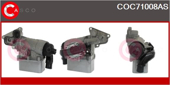 Oil Cooler, engine oil (COC71008AS)