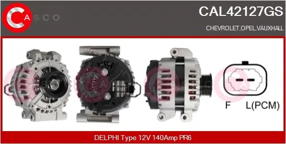 Alternator (CAL42127GS)