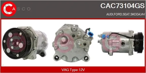 Compressor, air conditioning (CAC73104GS)