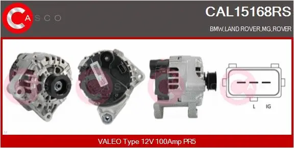 Alternator (CAL15168RS)