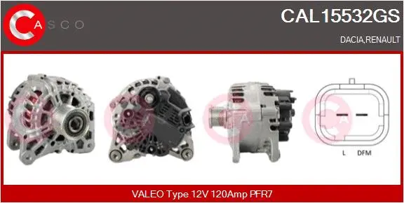 Alternator (CAL15532GS)