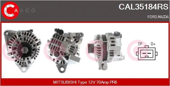 Alternator (CAL35184RS)