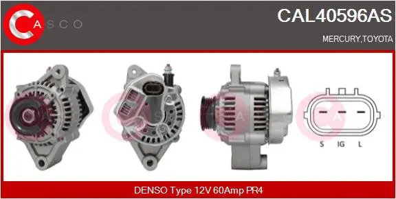 Alternator (CAL40596AS)