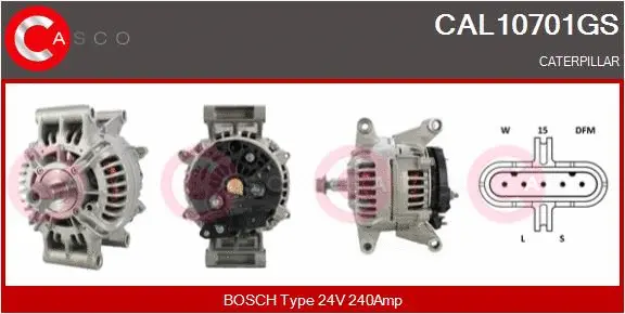 Alternator (CAL10701GS)