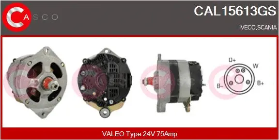 Alternator (CAL15613GS)