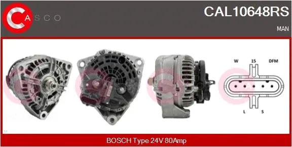 Alternator (CAL10648RS)