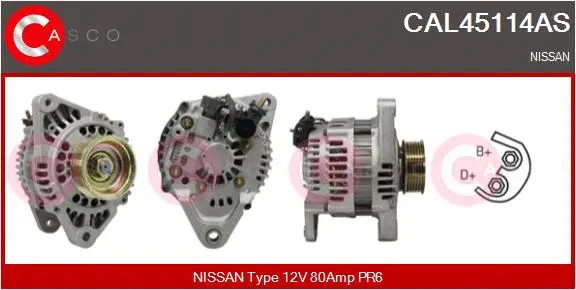 Alternator (CAL45114AS)