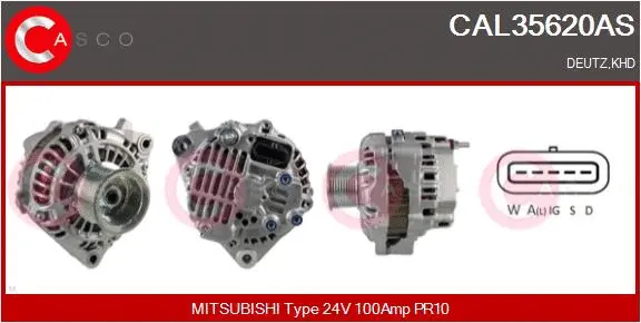 Alternator (CAL35620AS)
