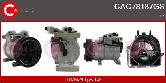 Compressor, air conditioning (CAC78187GS)