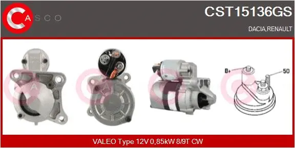 Starter (CST15136GS)
