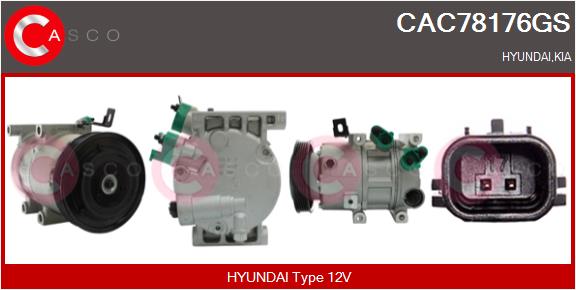Compressor, air conditioning (CAC78176GS)