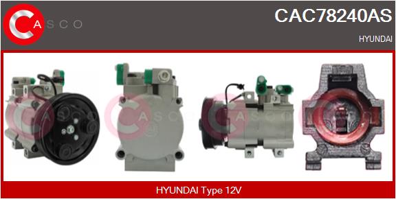 Compressor, air conditioning (CAC78240AS)