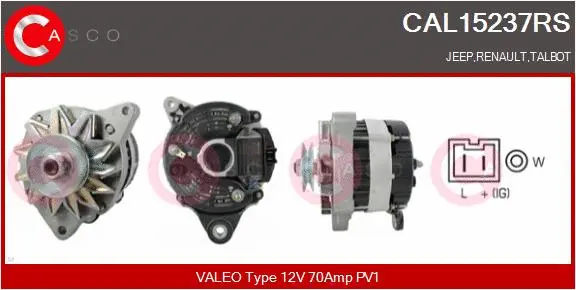 Alternator (CAL15237RS)