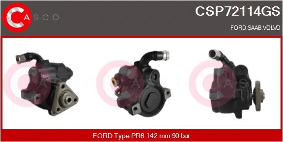 Hydraulic Pump, steering (CSP72114GS)