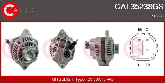 Alternator (CAL35238GS)