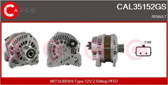 Alternator (CAL35152GS)