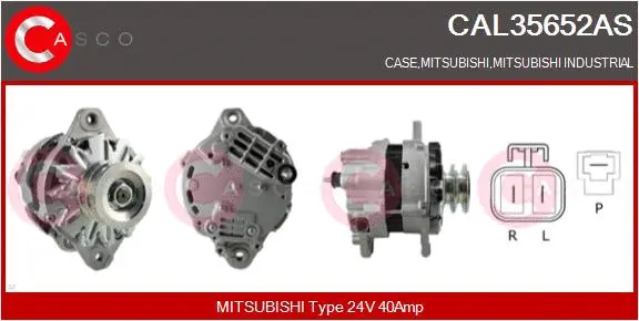 Alternator (CAL35652AS)